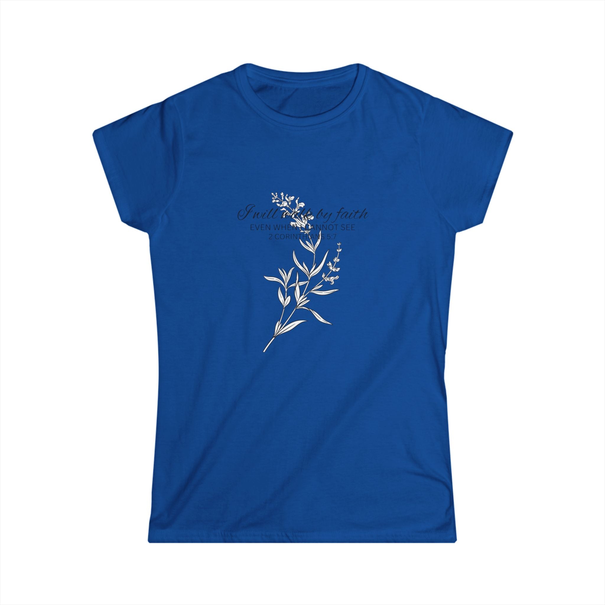 Floral Faith Tee — "Faith over Fear" Women's Inspirational T‑Shirt