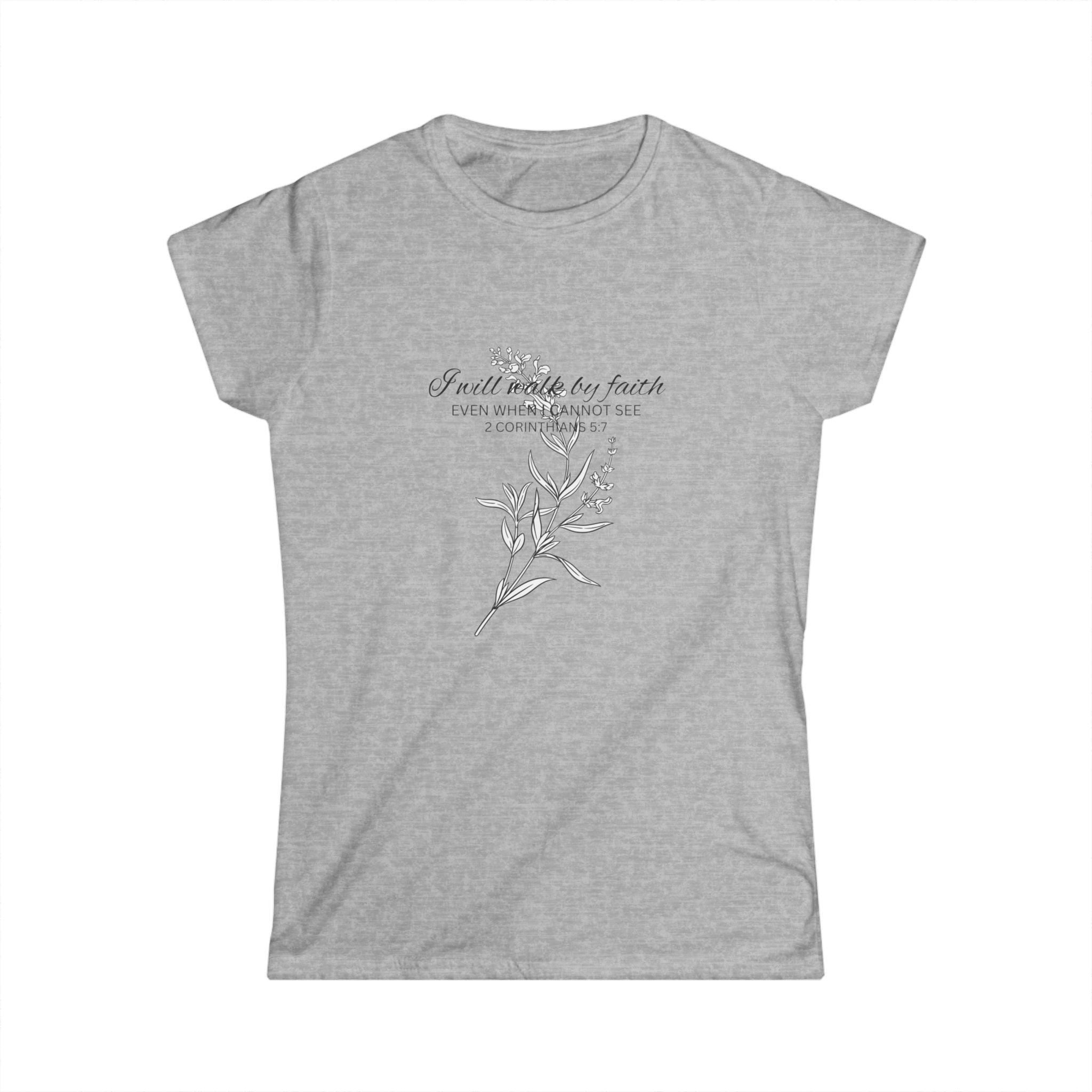 Floral Faith Tee — "Faith over Fear" Women's Inspirational T‑Shirt