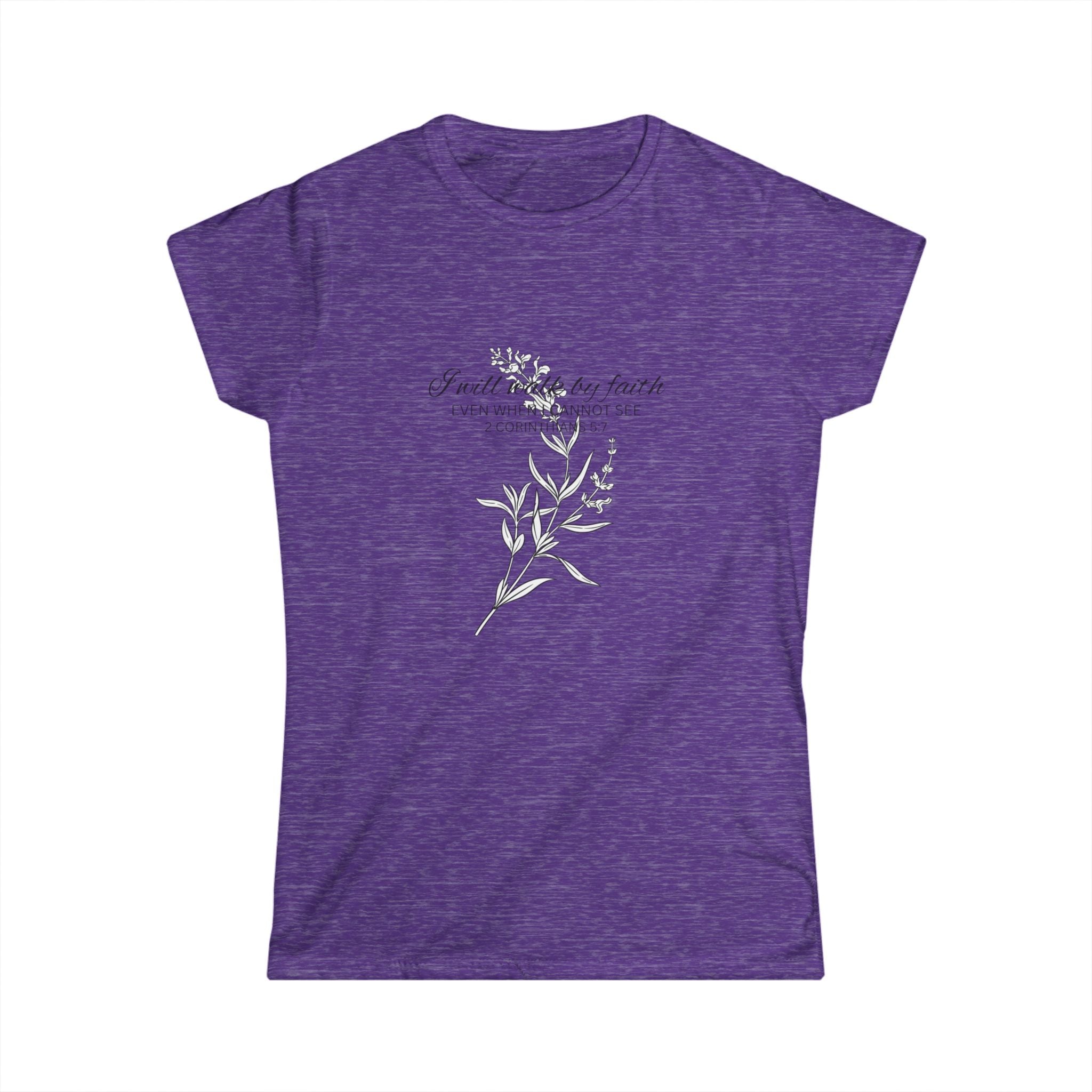 Floral Faith Tee — "Faith over Fear" Women's Inspirational T‑Shirt
